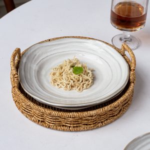 Wholesale restaurant irregular thread emboweled ceramic plate Nordic tableware Banquet hall plate set tableware 14 Wholesale restaurant irregular thread emboweled ceramic plate Nordic tableware Banquet hall plate set tableware Product