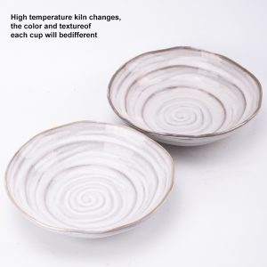 Wholesale restaurant irregular thread emboweled ceramic plate Nordic tableware Banquet hall plate set tableware 16 Wholesale restaurant irregular thread emboweled ceramic plate Nordic tableware Banquet hall plate set tableware Product